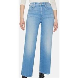 Mother Jeans The Rambler Ankle High Rise Straight Light Wash Going Dutch 30 NWT